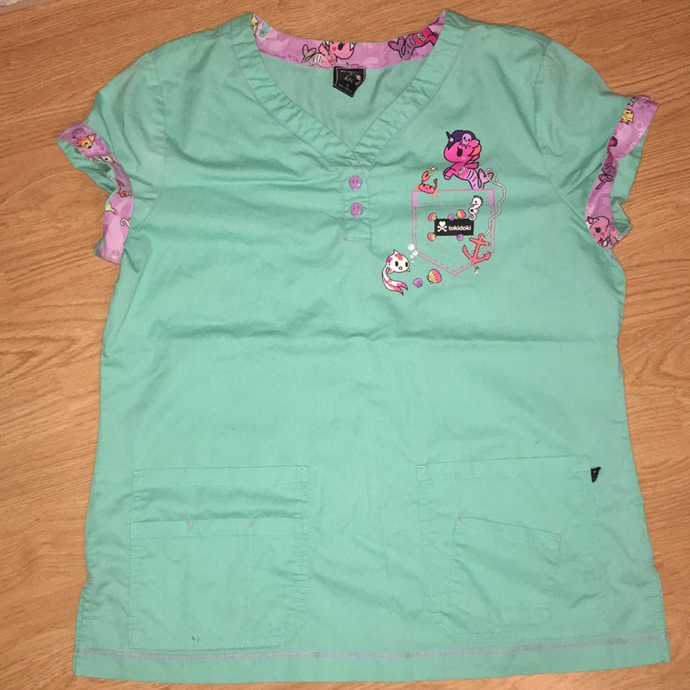 Koi by Toki Doki Scrub Top